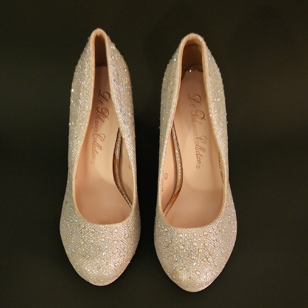 Glinda Rhine Stone Heels Or Cinderella Shoes